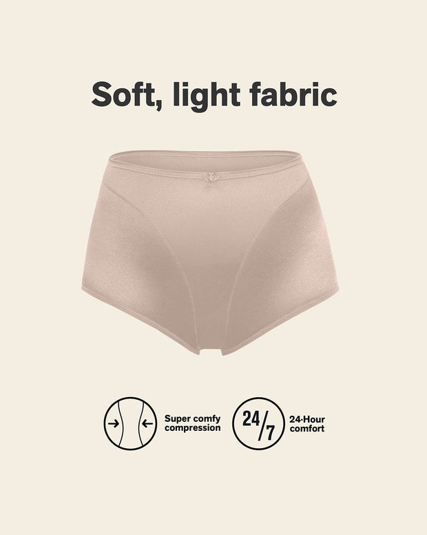Panty clásico tiro alto de control de abdomen
