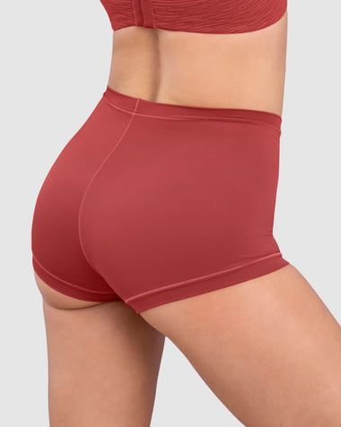 Panty tipo bóxer de ajuste perfecto#color_391-rojo