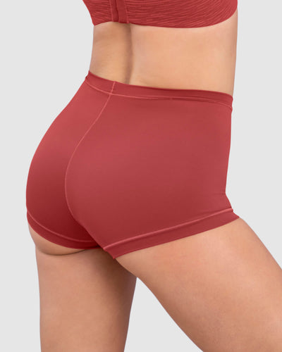 Panty tipo bóxer de ajuste perfecto#color_391-rojo