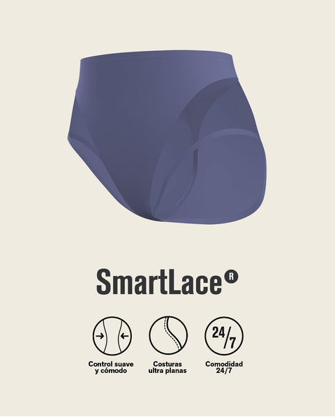 Panty clásico invisible con tul#color_543-azul