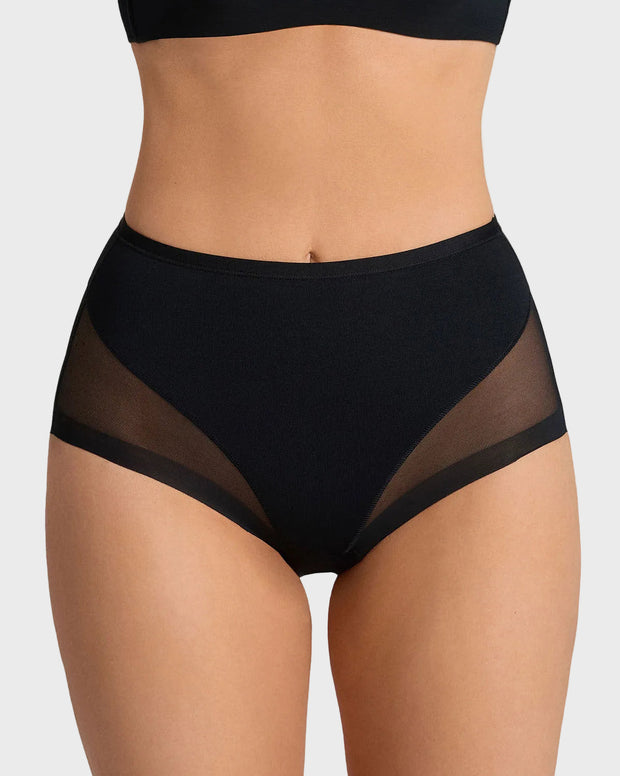 Panty clásico invisible con tul
