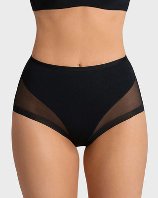 Panty clásico invisible con tul#color_700-negro