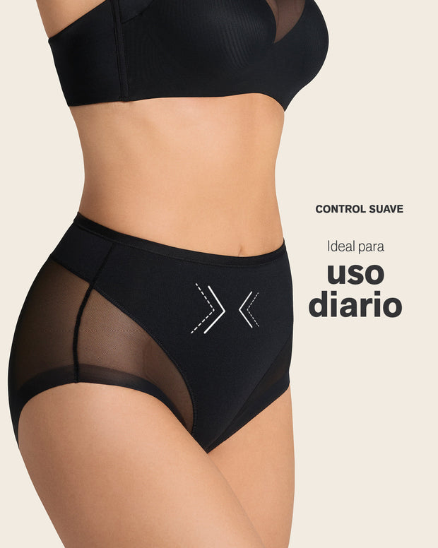 Panty clásico invisible con tul