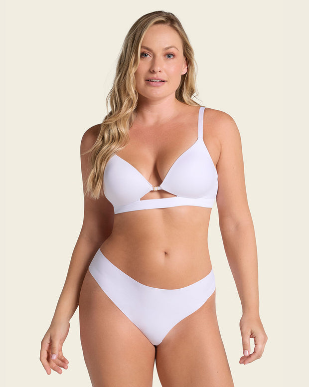 Panty brasilera invisible ultraplano sin elásticos y de pocas costuras