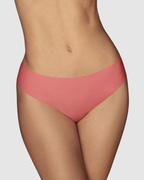 Panty brasilera invisible ultraplano sin elásticos y de pocas costuras#color_211-salmon