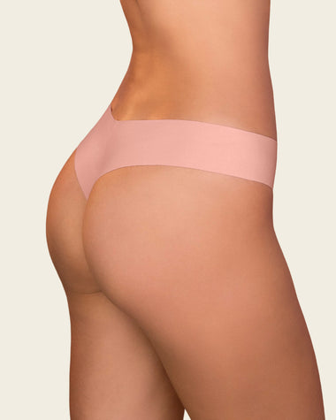 Panty brasilera invisible ultraplano sin elásticos y de pocas costuras#color_299-rosado-medio