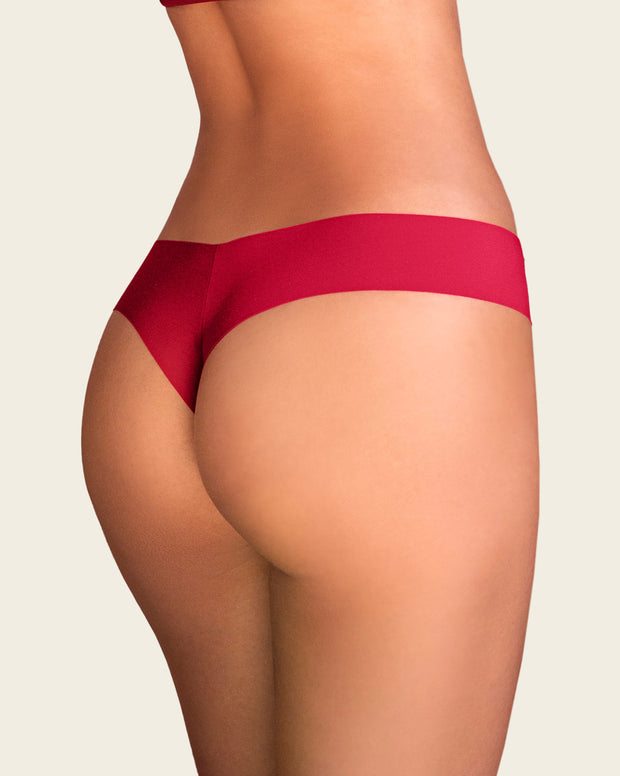 Panty brasilera invisible ultraplano sin elásticos y de pocas costuras