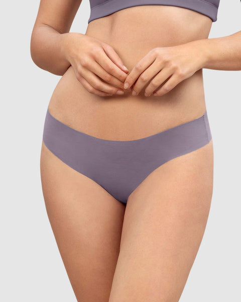 Panty tipo tanga ultraplano de aspecto invisible#color_707-morado