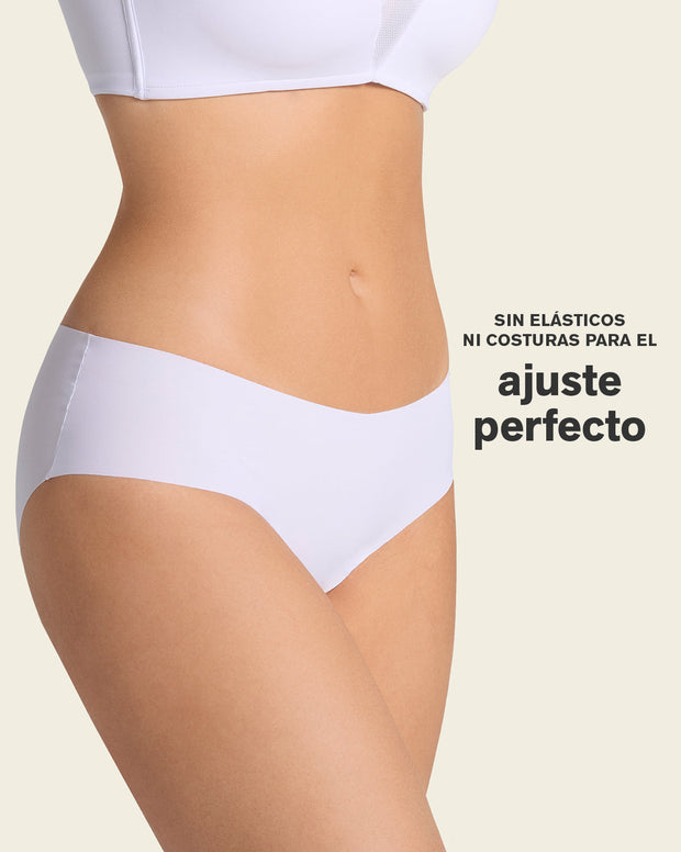 Panty hipster invisible ultraplano sin elásticos y de pocas costuras