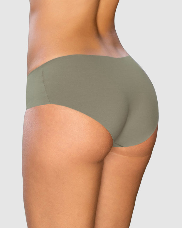 Panty hípster invisible ultraplano sin elásticos y de pocas costuras