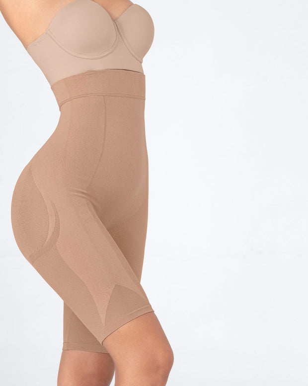 Panty faja media pierna invisible levanta cola