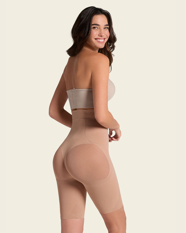 Panty faja media pierna invisible levanta cola