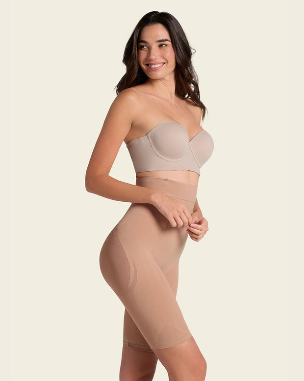 Panty faja media pierna invisible levanta cola