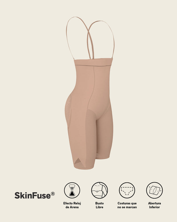 Panty faja media pierna invisible levanta cola