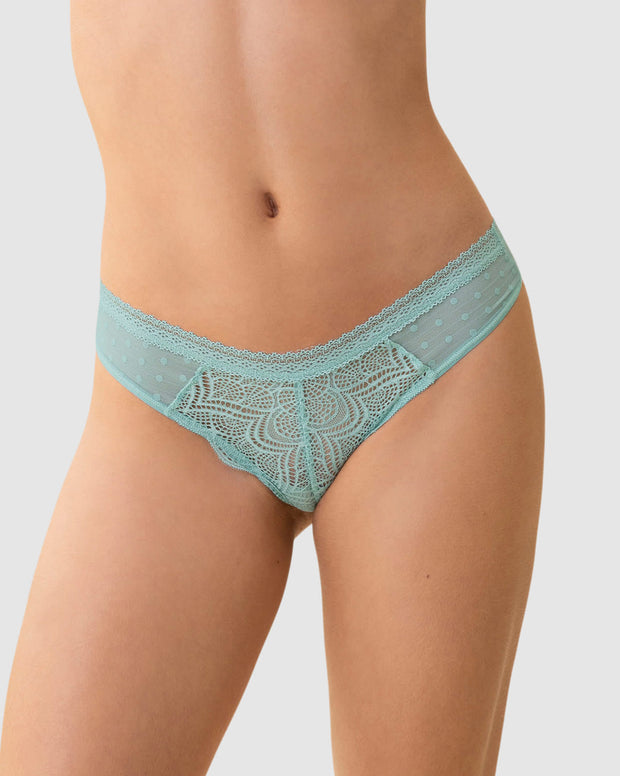 Panty tipo Tanga Brasilera en Encaje
