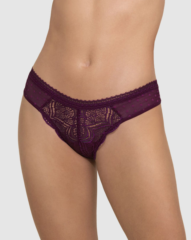 Panty tipo Tanga Brasilera en Encaje