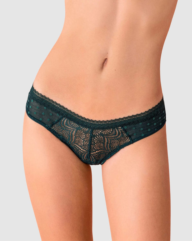 Panty tipo Tanga Brasilera en Encaje