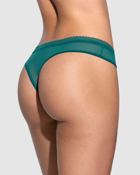 Panty tipo tanga brasilera en encaje#color_666-verde