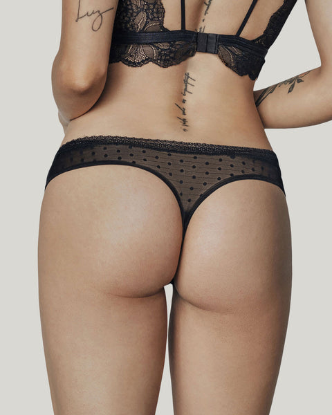 Paquete x3 panties tipo tanga brasilera en encaje#color_700-negro