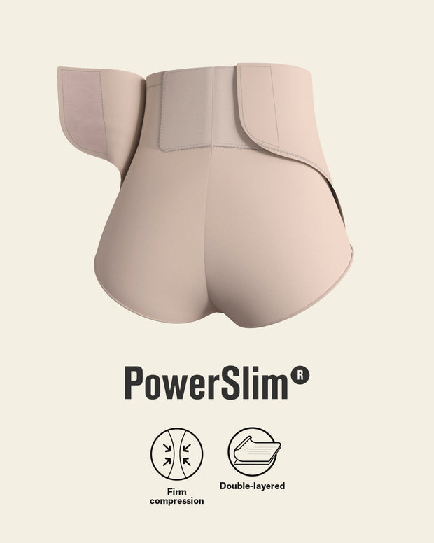 Panty faja postparto y postquirúrgico con laterales anchos en velcro