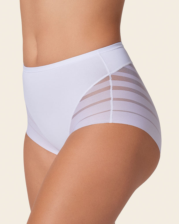 Panty faja clásico con control moderado de abdomen y bandas en tul