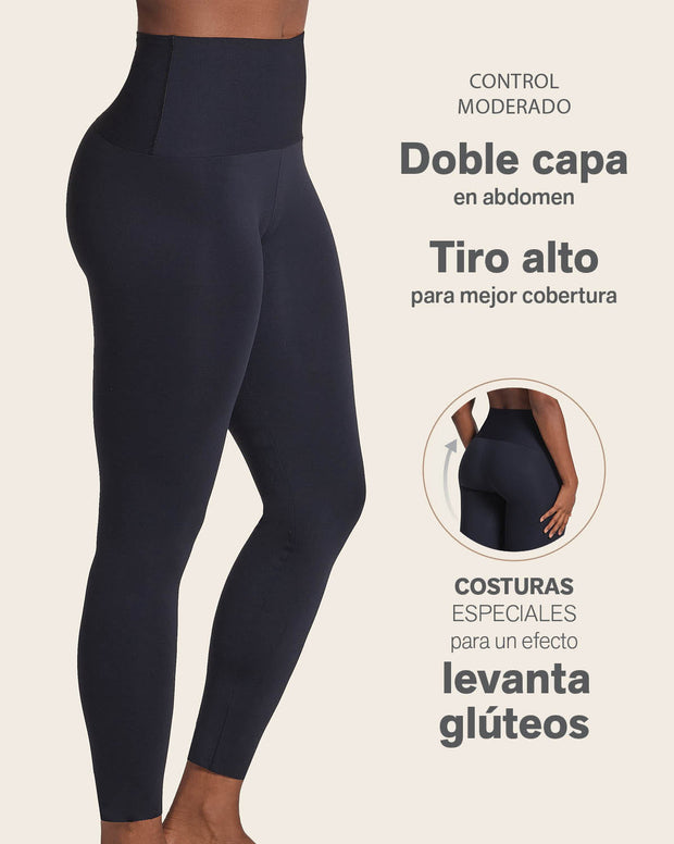 Leggings deportivos activelife de control moderado y talle medio