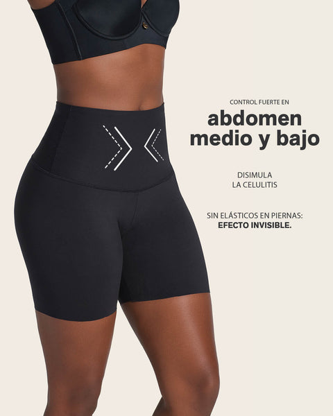 Bóxer corto con control de abdomen y cintura#color_700-negro