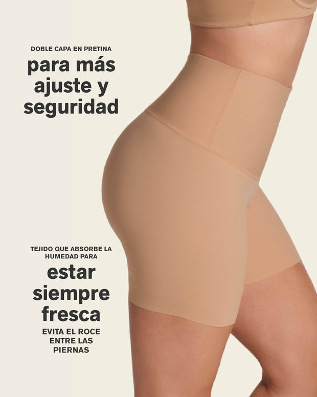Short de control de abdomen y cintura que disimula la celulitis