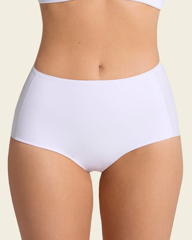Panty clásico invisible con tela inteligente sin costuras ni elásticos#color_000-blanco