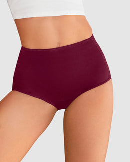 Panty clásico efecto invisible de control fuerte en abdomen#color_220-vinotinto