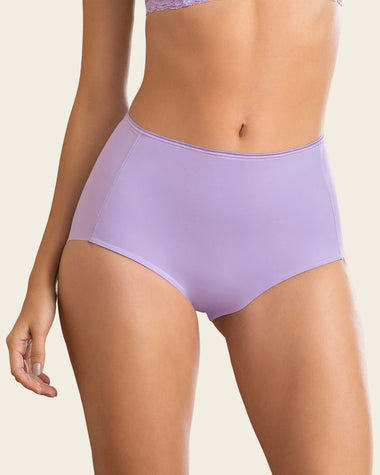 Panty clásico efecto invisible de control fuerte en abdomen#color_410-lila