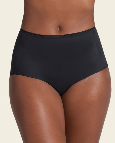Panty clásico invisible con tela inteligente sin costuras ni elásticos#color_700-negro