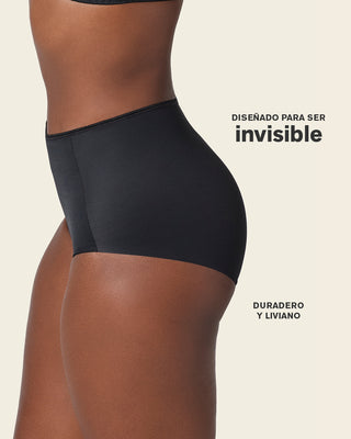 Panty clásico invisible con tela inteligente sin costuras ni elásticos#color_700-negro