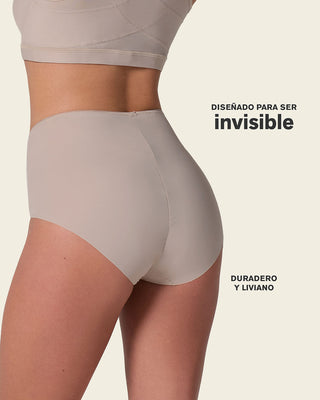 Panty clásico invisible con tela inteligente sin costuras ni elásticos#color_802-cafe-claro