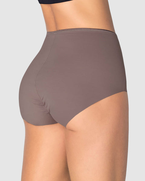 Panty clásico efecto invisible de control fuerte en abdomen#color_868-taupe