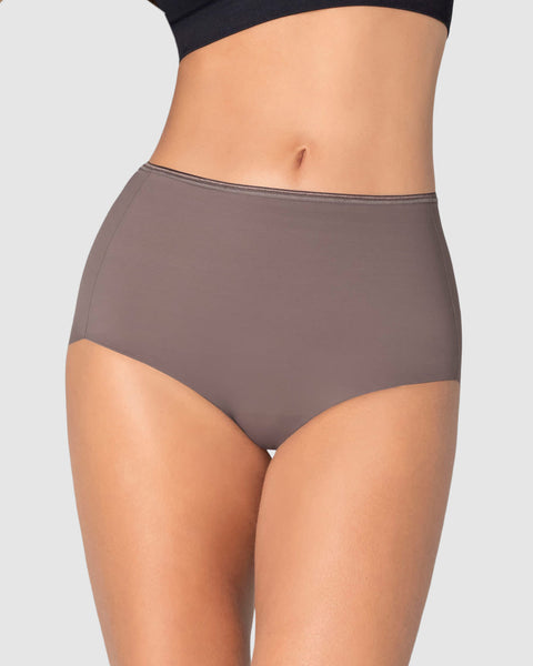 Panty clásico efecto invisible de control fuerte en abdomen#color_868-taupe
