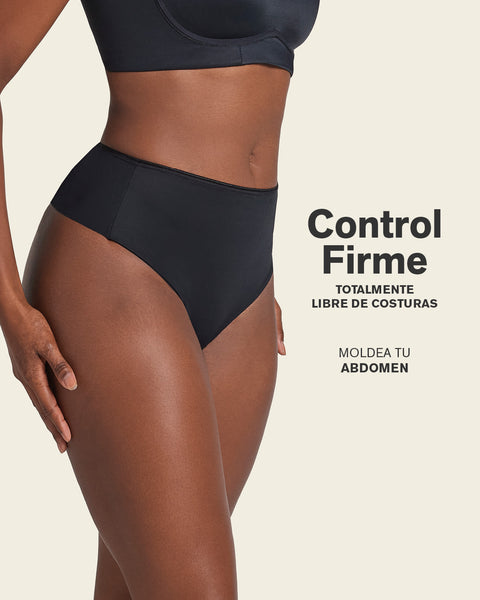 Panty faja brasilera de control fuerte tiro alto#color_700-negro