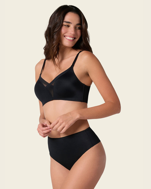 Panty faja brasilera de control fuerte tiro alto