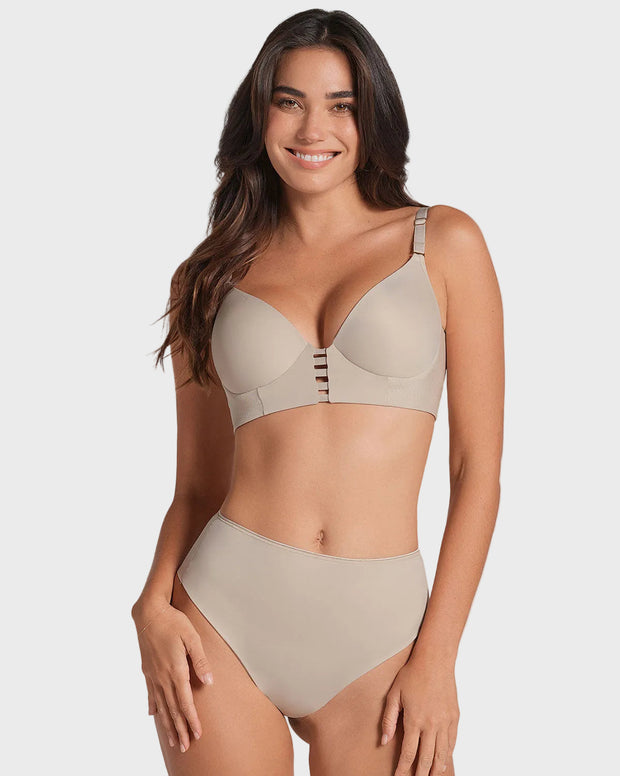 Panty faja brasilera de control fuerte tiro alto
