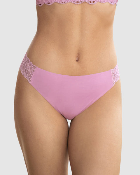 Brasilera invisible con toques de encaje en laterales#color_379-rosado-claro