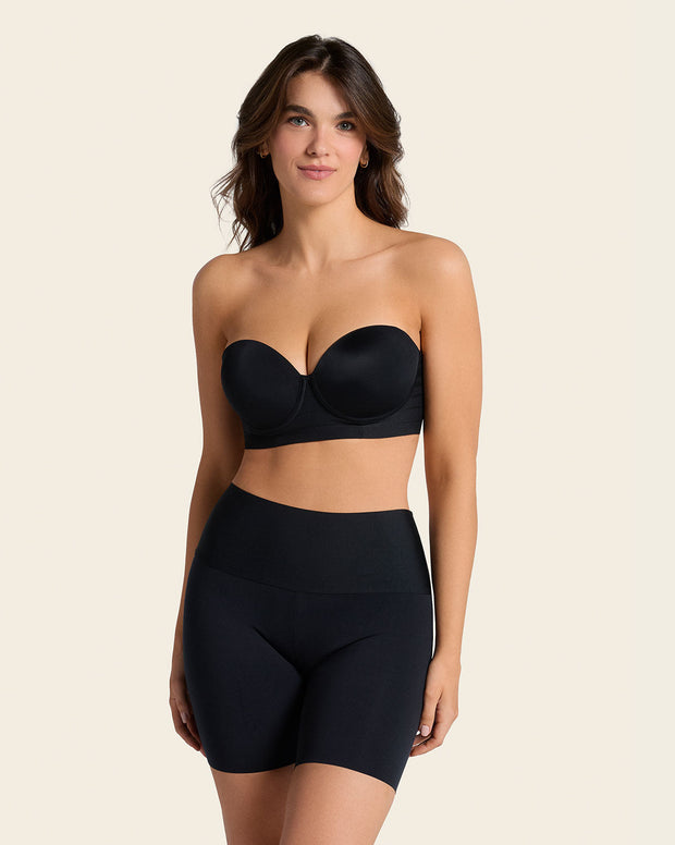 Paquete x 2 shorts de control moderado aspecto invisible con fajón antideslizante
