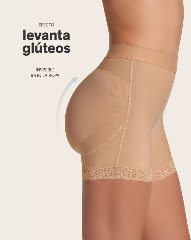Panty faja tipo short levanta cola | Leonisa Colombia