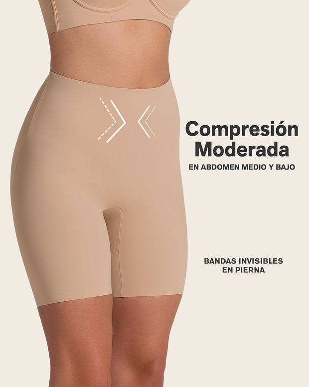 Panty short invisible de control de abdomen efecto levanta cola