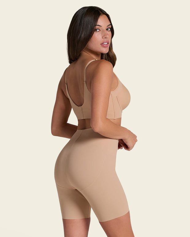 Panty short invisible de control de abdomen efecto levanta cola