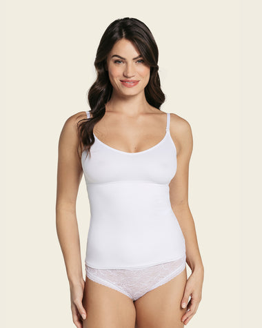 Camiseta de control de abdomen y espalda - una figura moldeada al instante#color_000-blanco