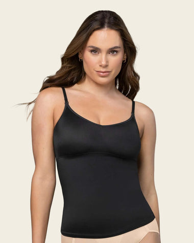Camiseta de control de abdomen y espalda - una figura moldeada al instante#color_700-negro