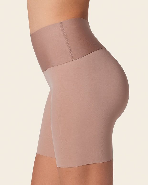 Paquete x 2 shorts de control moderado aspecto invisible con fajón antideslizante