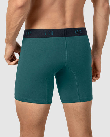 Bóxer medio en algodón comodidad total#color_b48-azul