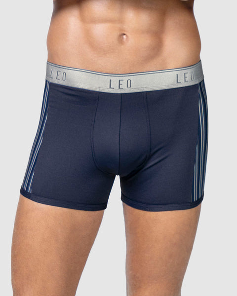 Bóxer corto con tecnología de ajuste perfecto en microfibra#color_a12-azul-grisaceo