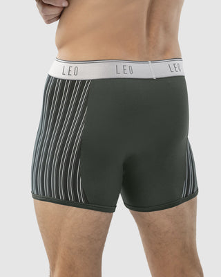 Bóxer corto con tecnología de ajuste perfecto en microfibra#color_a98-verde-oscuro